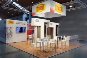 Messesand von Tiger - HERO Messebau Wels Portfolio