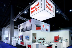 trodat trotec Messestand - HERO Messebau Wels Portfolio